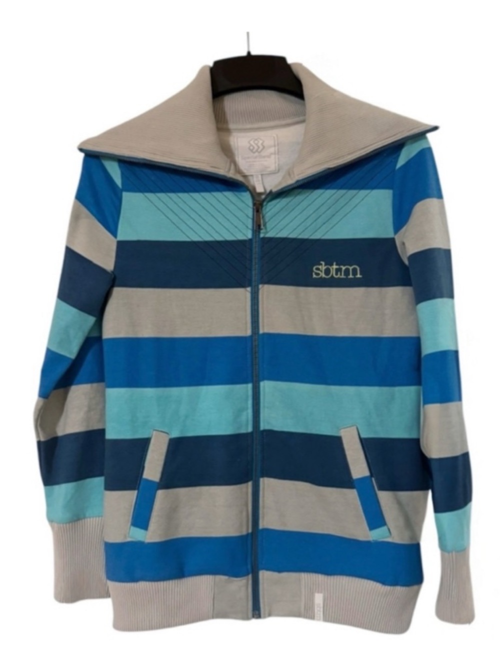 Special Blend Striped Zip Front Jacket
